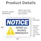 Signmission Safety Culture Sign, 14 in Width, Vinyl Decal, Rectangle OS-2PACK-NS-D-1014-L-16465 - alternate 5